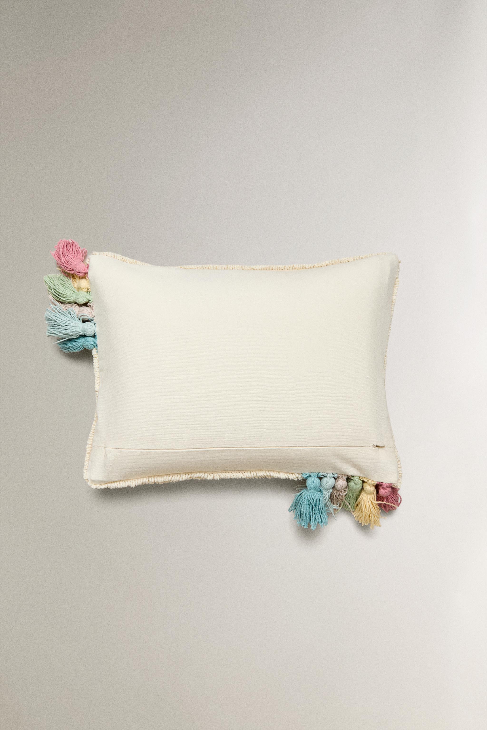 HOUSSE DE COUSSIN ENFANT ARCO-EN-CIEL